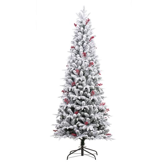 7ft. Pre-Lit Lexington Fir Artificial Christmas Tree, Warm White LED Lights